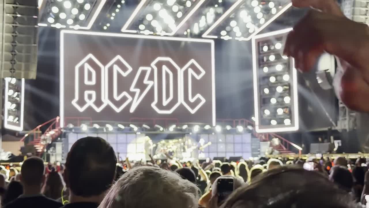 AC/DC — Back in Black at Allegiant Stadium