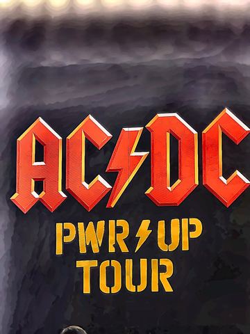 Photo: AC/DC — Back in Black (AC/DC at Allegiant Stadium)