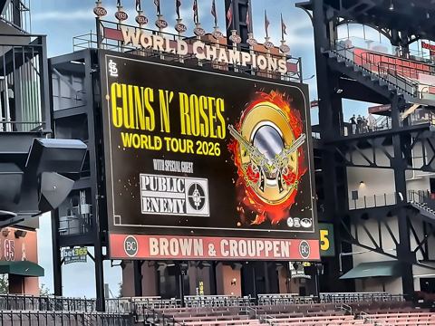 Photo 1 from Guns N' Roses at Busch Stadium