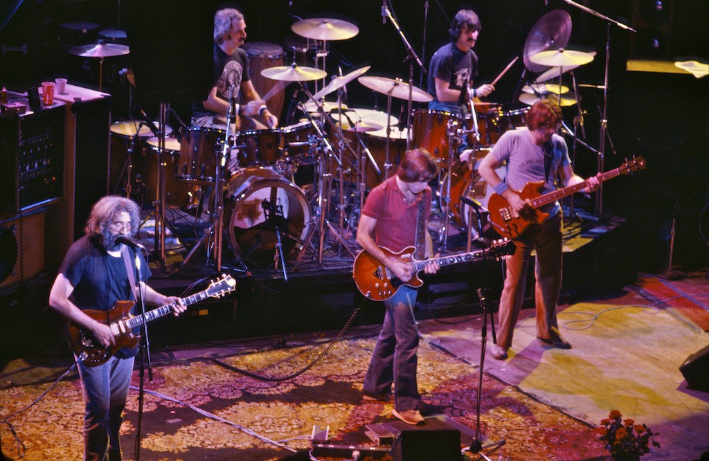 Grateful Dead at the Warfield Theatre in San Francisco, October 9, 1980.