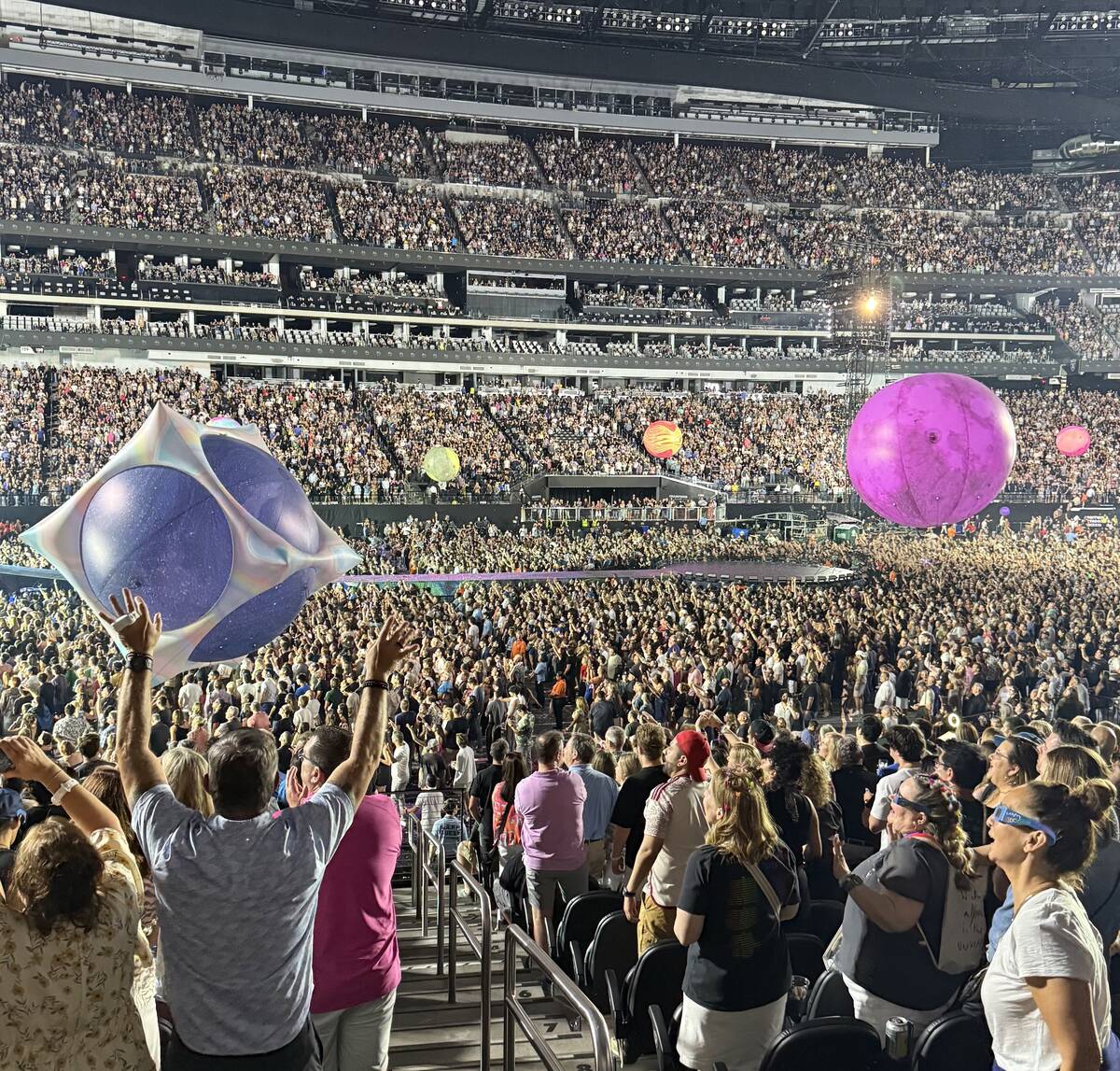 Coldplay at Allegiant Stadium, memorable experience